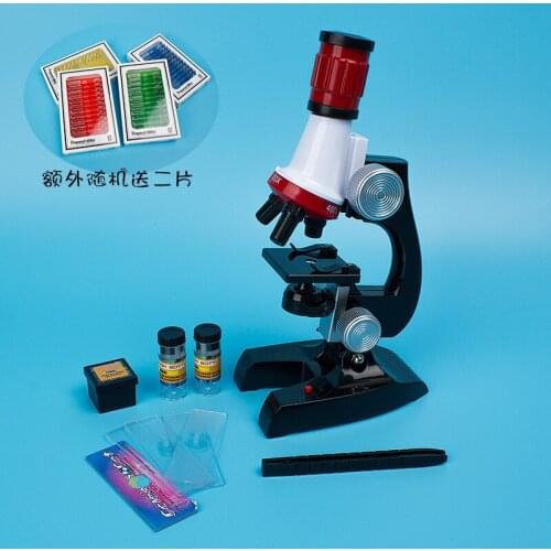 Bioscience 100X 400X 1200X HD Microscope Kits Childrens Science Education Microscope Toys School Students Laboratory Equipment