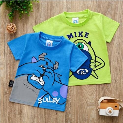 Disney Princess Mickey Lion Monsters University Anime Casual Dresses Cartoon Children Summer Baby Clothing Girls Gifts