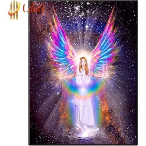 DIY photo custom Fantasy Angel, Fantasy Starry Sky, Jesus diamond mosaic diamond rhinestone full drills square round home decor