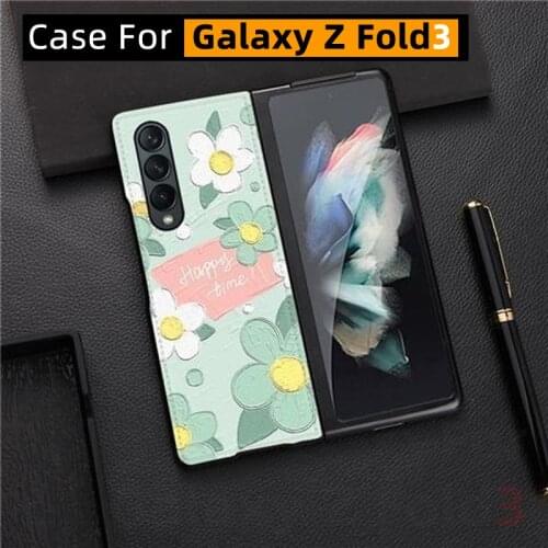 For Samsung Galaxy Z Fold3 case,Galaxy Z fold 3 case,w22 PU Case