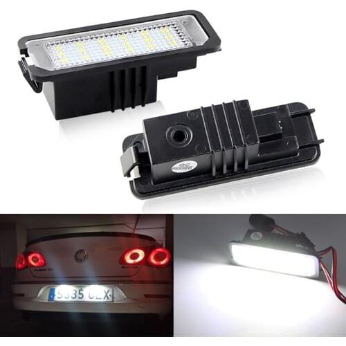 For SEAT Ibiza FR Cupra MK4 6J Altea XL SMD Error Free Led License Plate Lights Lamp