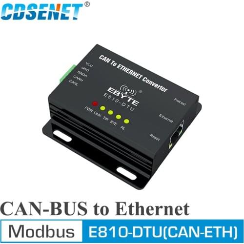 E810-DTU(CAN-ETH) CAN Bus Ethernet Transparent Transmission Modbus Protocal Serial Port Wireless Transceiver Modem