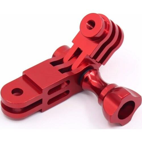 HFES CNC Aluminium alloy Three-Way Pivot Arm Mount Adapter for GOPRO Hero 1 2 3 3+ 4 5 Session/Xiaomi Yi/SJ/GitUp Sport Camera