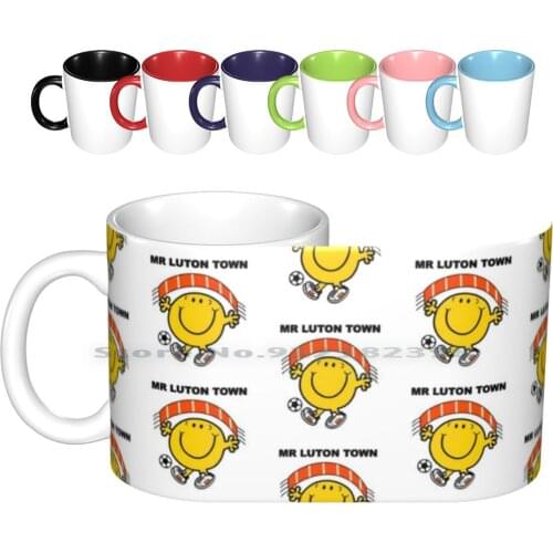 Mr Luton Town Ceramic Mugs Coffee Cups Milk Tea Mug Football Soccer United Epl Creative Trending Vintage Gift Bottle Cup