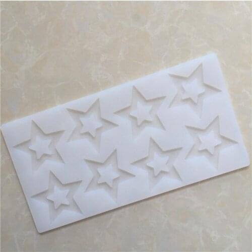 Creative Star fondant chocolate mold silicone mold cake decorating tools