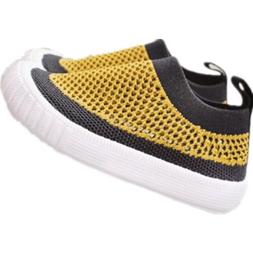 New Children Sneakers Boys Girl Tennis Shoes Candy Color Cut-outs Cotton Fabric Breathable Soft Kids Sandals Baby Casual Shoes