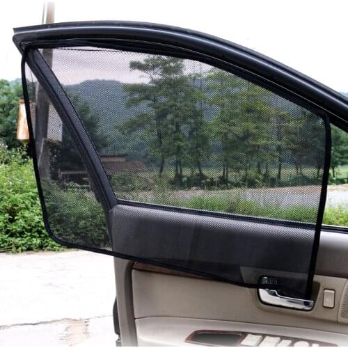Magnetic Car Sun Shade UV Protection Car Curtain Car Window Sunshade Side Window Mesh Sun Visor Summer Protection Window Film