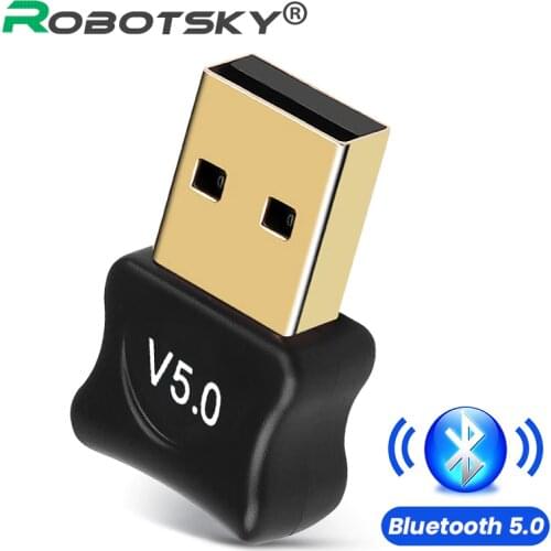 Mini Bluetooth 5.0 Receiver Transmitter Adapter USB Audio Receiver for Computer Laptop Wireless Transmitter Dongle Adapter