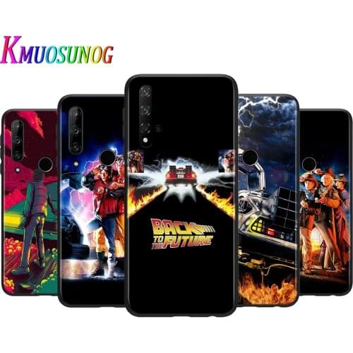 Soft Black Back To The Future For Honor 30 30i 8C 8S 9A 9C 9S 9X 10X Lite 20S 20E 30S V30 V20 Pro Plus Phone Case