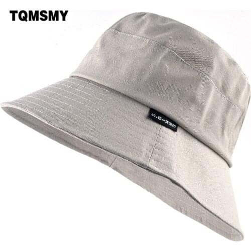 TQMSMY Unisex Bucket Cap Hat for Men Women Solid color Floppy Cap Hats Fishinerman caps Foldable Flat cap sunhat Bones TMP27