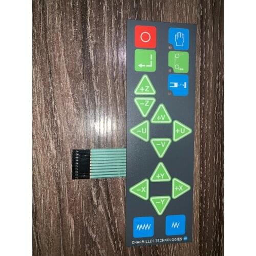 For Charmilles walking wire spark machine hand control box button panel/membrane switch