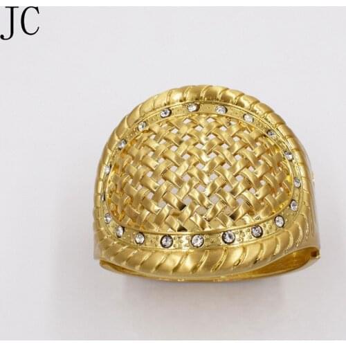 Luxury Dubai Crystal Bracelet Gold Filled Bangles For Women Wholesale Elegant Pearl Jewelry Cuff Bangle