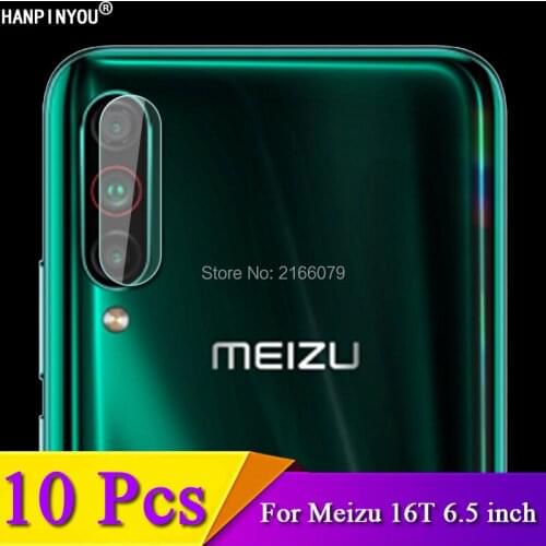 10 Pcs/Lot For Meizu 16T 16 T 6.5" Clear Back Rear Camera Lens Protective Protector Cover Soft Fiber Tempered Glass Film Guard