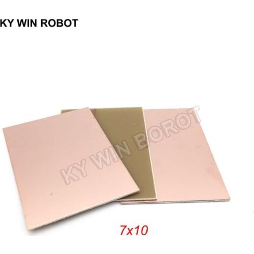 2pcs FR4 PCB 7x10cm 7*10 Single Side Copper Clad plate DIY PCB Kit Laminate Circuit Board