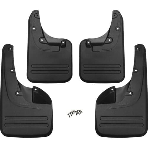4X Front & Rear Mud Flaps Splash Guards-Fender for Toyota Hilux Vigo 2005 - 2014 Plastic Direct Bolt Installation Exterior Parts