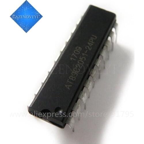 5pcs/lot AT89C2051-24PU AT89C2051-24PI AT89C4051-24PU AT89C4051-24PI AT89C2051 AT89C4051 24PU DIP-20 new original In Stock