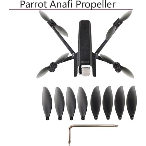 8PCS Folding Propellers for Parrot Anafi Camera CW CCW Blade Replacement Props with Tool A B Blades Drone Accessories Parts