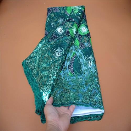 African sequin lace fabric 2021 high quality lace Nigerian tulle lace fabric bride French mesh lace fabric FLP-1178