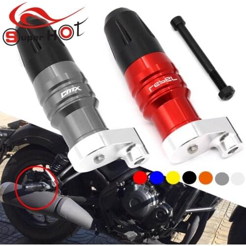 Motorcycle accessories Faliing Protection Exhaust Slider Crash Pad Slider for Honda REBEL CMX 500 300 CMX500/300 Rebel500/300
