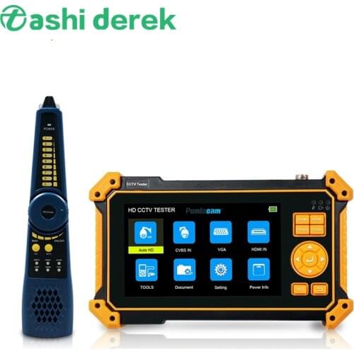 Auto HD High Resolution Security Camera Tester Discovery CVI/TVI/AHD Rapid ONVIF WANGLU CCTV TESTER Cable Tracer Optional