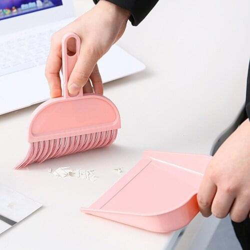 Household Mini Broom Desktop Cleaning Small Broom Keyboard Brush Desktop Broom Creative Cleaning Tool Set