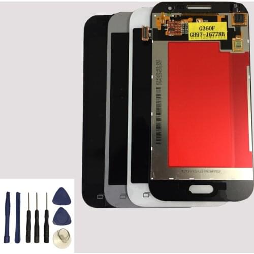 For Samsung Galaxy Core Prime G360 G360H Touch Screen Panel Digitizer + LCD Display Monitor Panel Module Assembly + Free Tools
