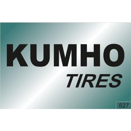 For KUMHO TIRES -2 pcs. stickers HIGH QUALITY DECALS different colors 627