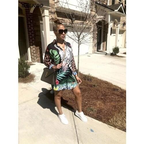 GGLNOO Fashionable Shirt Dresses