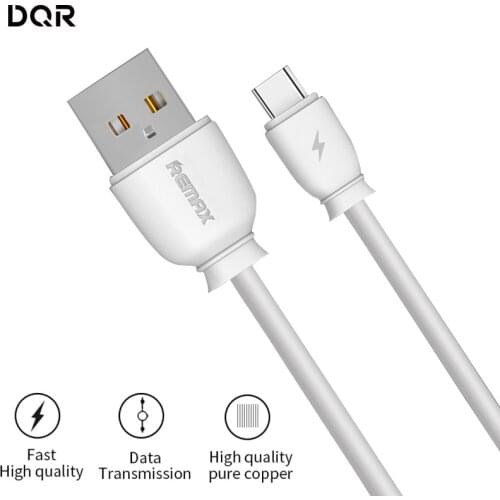 DQR USB Type C Cable for Samsung S10 S9 1m 2.1A Fast Charger Cables Mobile Phones for Huawei P40 Mate 30 Xiaomi Redmi