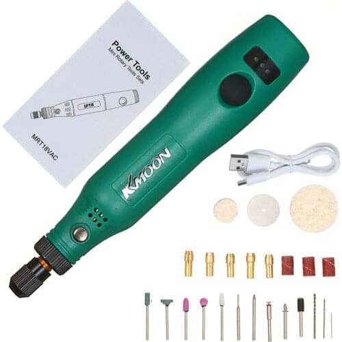 KKmoon 18V 1.2W Electric Grinder Cordless Handle Grinding Machine Carving Engraving Pen Trimming Polishing Micro Drilling Tool