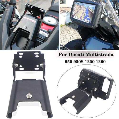 New Motorcycle For Ducati Multistrada 950 S from 2017 1260 from2018 Enduro from 2016 Mobile Phone Stand Holder GPS Plate Bracket