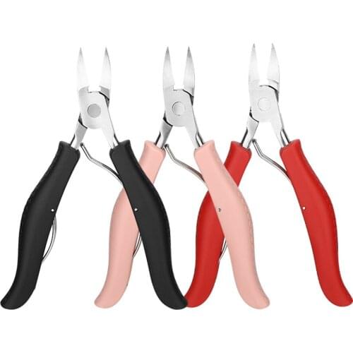 Toe Nail Clippers Professional Stainless Steel Ingrown Toenails Nipper Foot Pedicure Cutters Podiatry Care Feet Plier Hand Tool