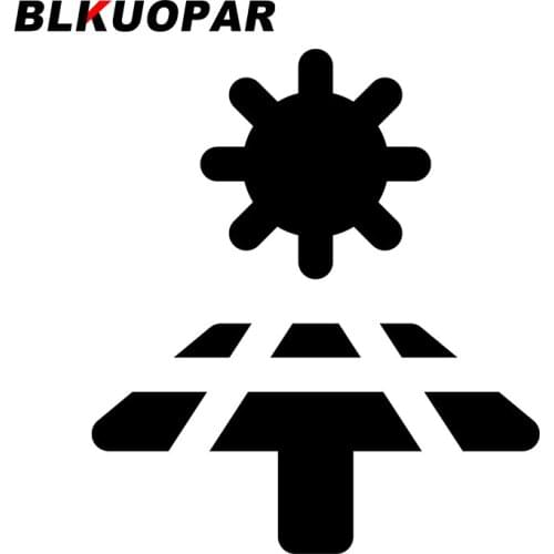 BLKUOPAR for Solar Battery Car Stickers Creative Vinyl Decals Motorcycle Helmet Skateboard Waterproof Occlusion Scratch Decor