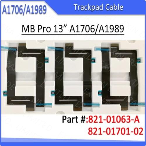 New Touchpad Trackpad Flex Cable for Apple Macbook Pro 13" A1706 A1989 Track pad Cable 2016 2017 2018 2019 Year
