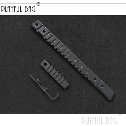PB Playful bag AWM upgrade material rail Upper lower rail Tactical CS game toy accessory DIY refitting parts QC49S