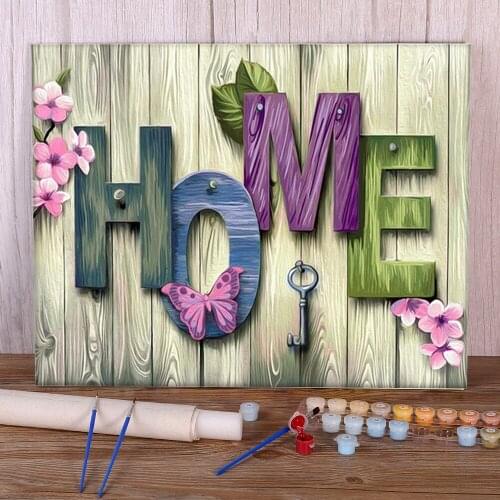 Landscape Flower Painting By Numbers Set Oil Paints 40*50 Oil Painting Decorative Paintings Adults Handicraft Drawing