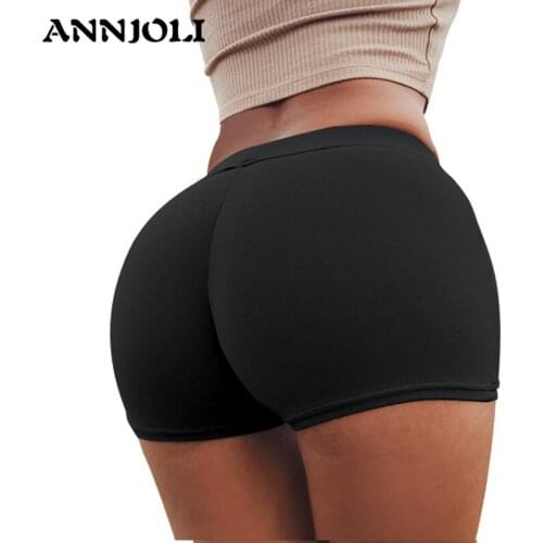 ANNJOLI 9Color Women Soft Cotton Seamless High Elasticity High Waist Short Pant Anti-light Female Summer Breathable