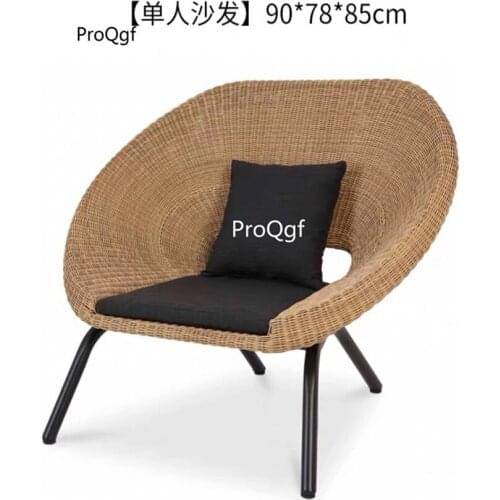 Prodgf 1 Set 90*78*85cm outdoor minshuku rattan sofa
