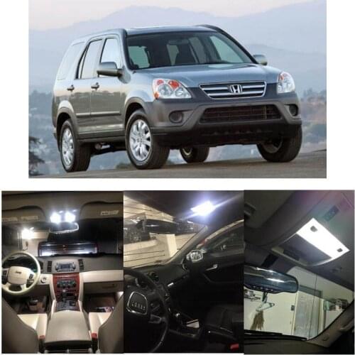 Interior Led lights For 2005 Honda Accord CR-V crv Odyssey Pilot Dome Light Map Light Courtesy Door Light