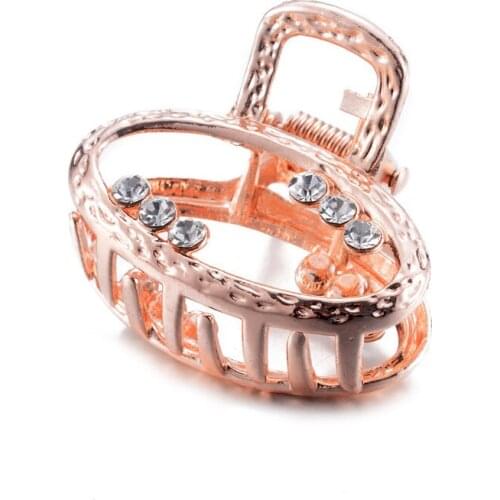 High Quality Gold Metal Hair Crab Claws Clip Wedding Hair Accessories Women Girls Hair Jewelry Hairpins with Pearls Hair Clip