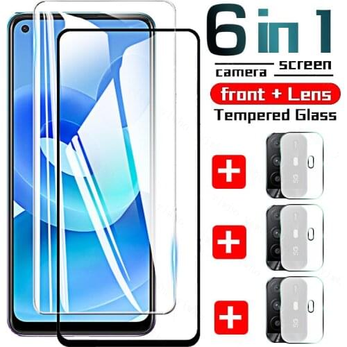 Protective Tempered Glass on For OPPO A95 5G Screen Protector for OPPO A94 A93 A92 5G 4G 2021 Film Phone Camera Lens Cover A 95