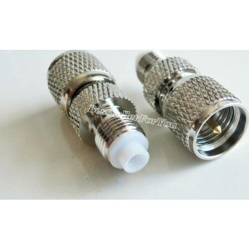 1Pcs Mini UHF miniUHF Male Plug to FME Female RF Adapter Connector Converter