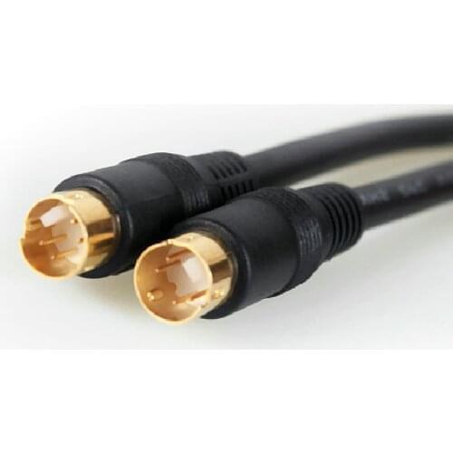 10 PCS a lot S video Cable 4 Pin Male to Male TV Connect S-Video Cable For Projector TV HDTV VCR DVD