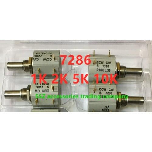 10PCS BI 7286 2W R 1K 2K 5K 10K precision multi-turn potentiometer 10 turns new original