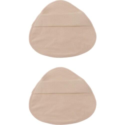 2xCotton Protect Silicone Breast Form Prosthesis Artificial Fake