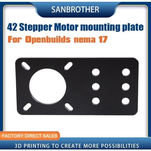 3D Printer openbuilds nema17 stepper motor mounting fixed plate aluminum bracket