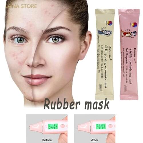 4Pcs Hydrojelly Mask Powder Diy Beauty Salon Home Use Modeling Rose Petal Gold Kiwi Peel Off Facail Mask 15G OEM