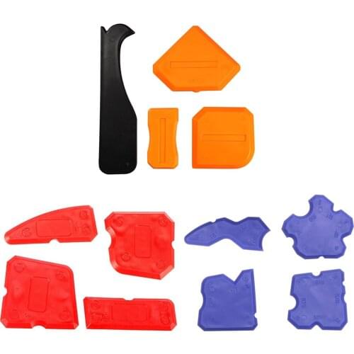 4pcs Silicone Joint Filler Smoothing Spatula Sealant Remover Caulk Finisher Scraper Grout Kit Glass Rubber Cleaning Tools Set
