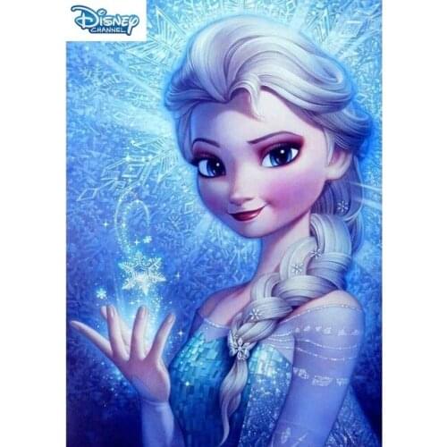 Disney Full Square 5D DIY Diamond Painting Princess Anna Diamond Embroidery Cross Stitch Mosaic Gift