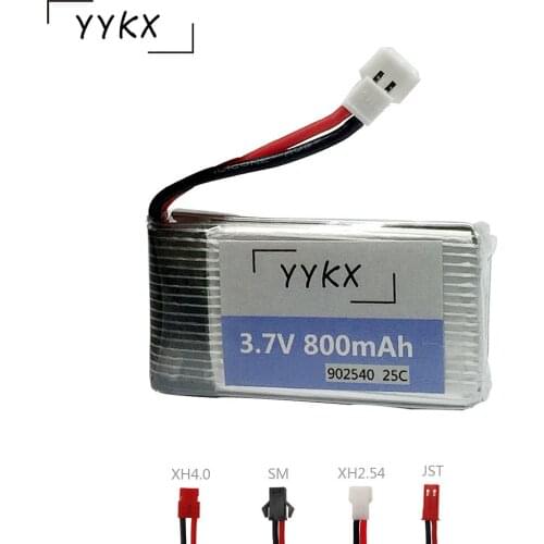 3.7V 800mAh 25c 902540 lipo Battery for Syma X5 x5c X5HC X5HW CX-30 K60 RC Quadcopter Best Quality Drone Spare Part 3.7v battery